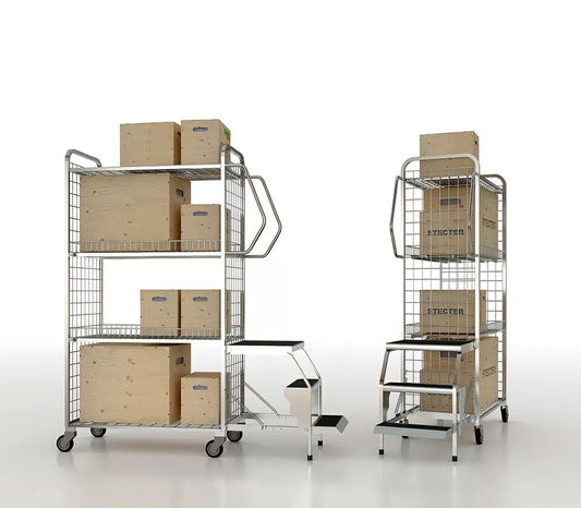 Carro picking doble plataforma