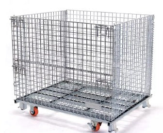 Contenedor de acero multiuso con ruedas