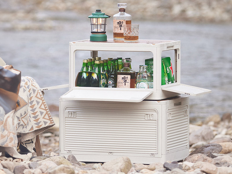 Caja de almacenamiento para camping