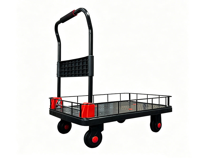 Carro para bodega con rejilla baja
