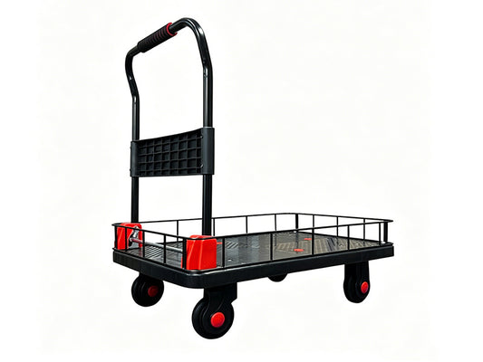 Carro para bodega con rejilla baja