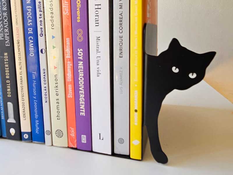 Soporte de libros decorativo