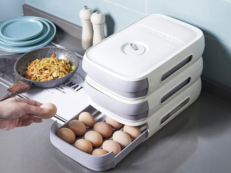 Cajón organizador para huevos