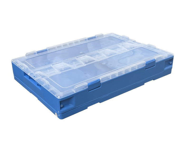 Caja de logística plegable transparente