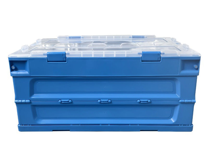 Caja de logística plegable transparente