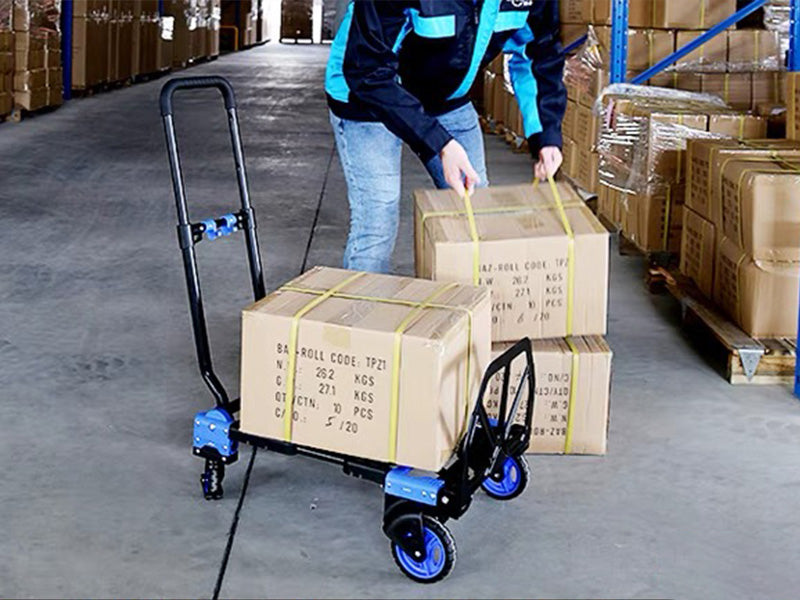 2-en-1 Carro multiuso plegable